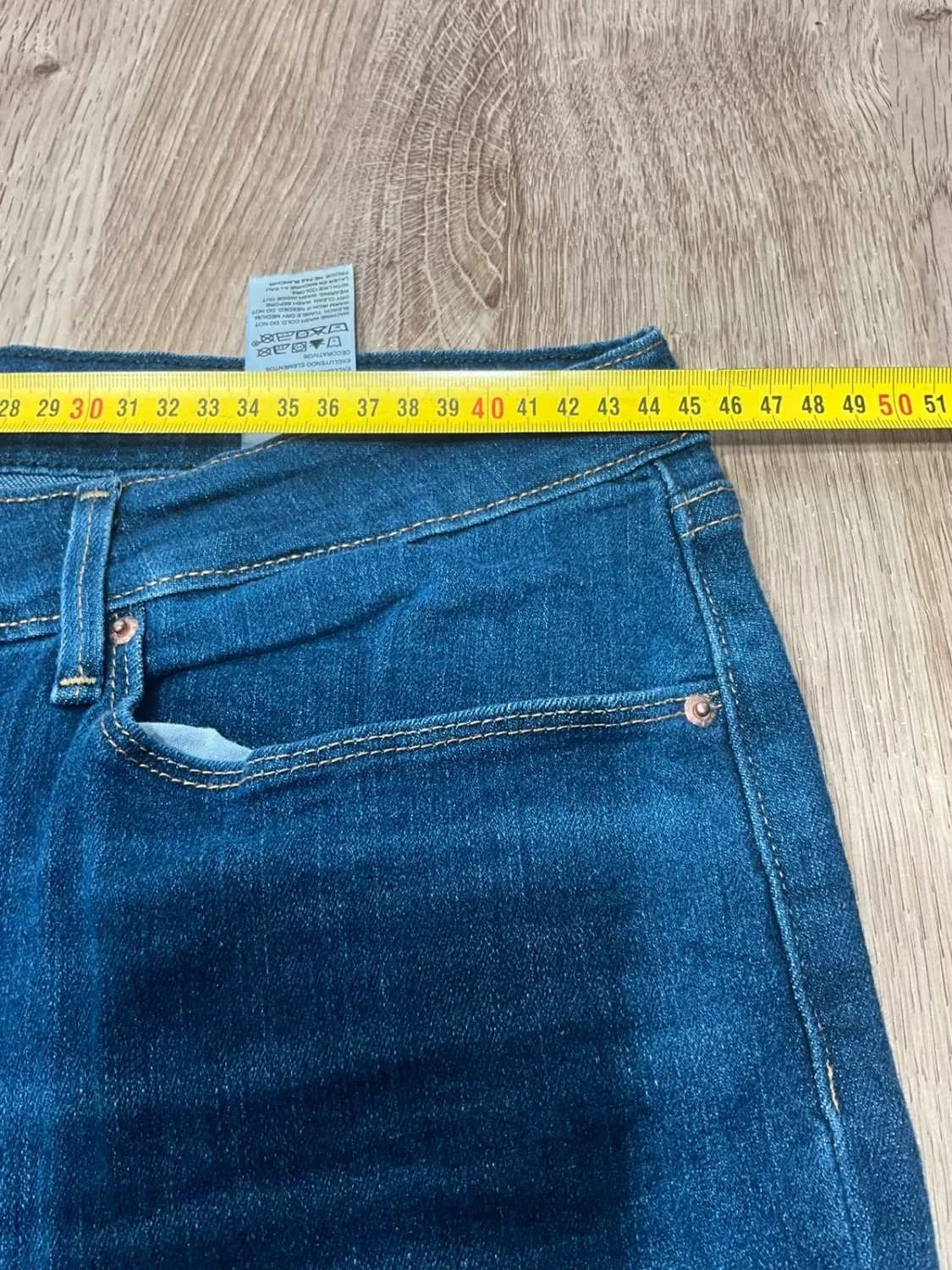 Jean Levi's Mid-Rise Straight Taille W33 L32 Prepy Bleu Foncé Lvf 006 – photo 14
